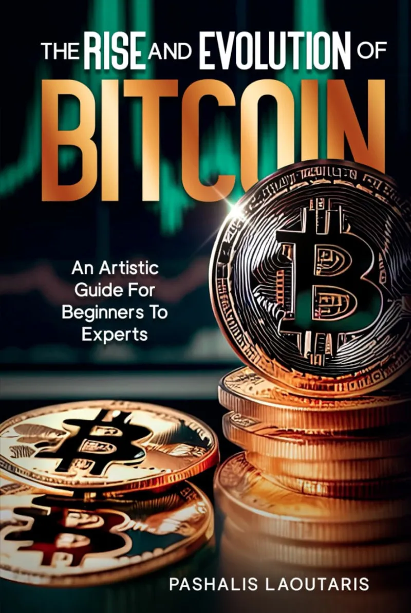 Book cover for The Rise and Evolution of Bitcoin: An Artistic Guide For Beginners to Experts