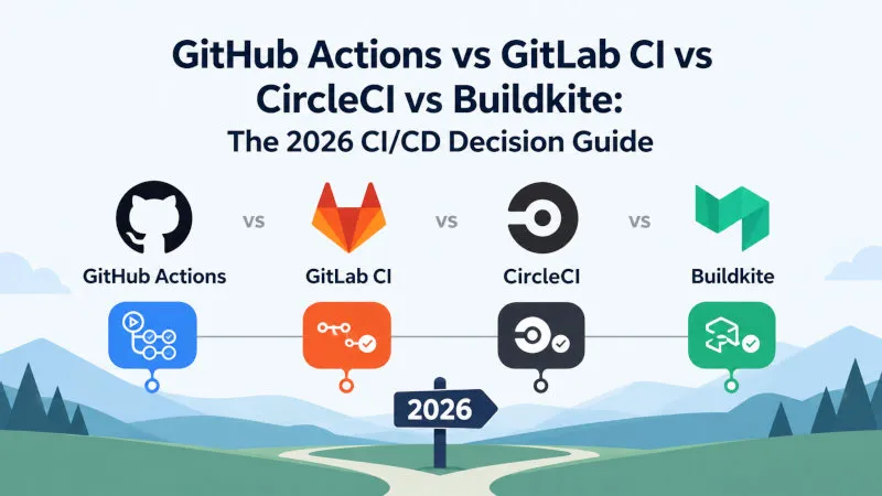 GitHub Actions vs GitLab CI vs CircleCI vs Buildkite: The 2026 CI/CD Decision Guide