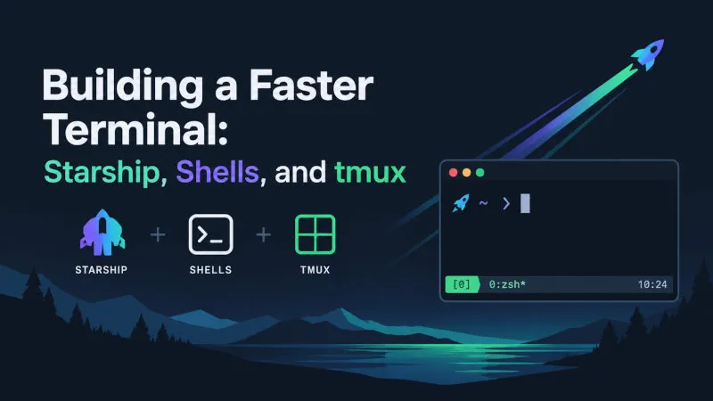 Building a Faster Terminal: Starship, Shells, and tmux
