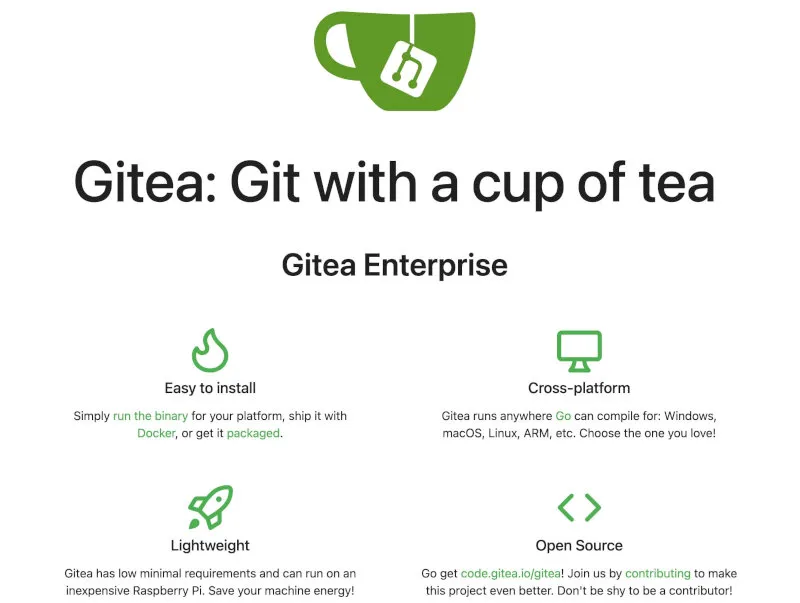 Gitea Enterpise Features
