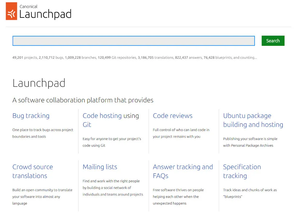 Launchpad: Canonical's Software Collaboration Platform for Ubuntu and Beyond