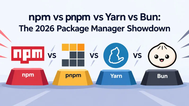npm vs pnpm vs Yarn vs Bun: The 2026 Package Manager Showdown